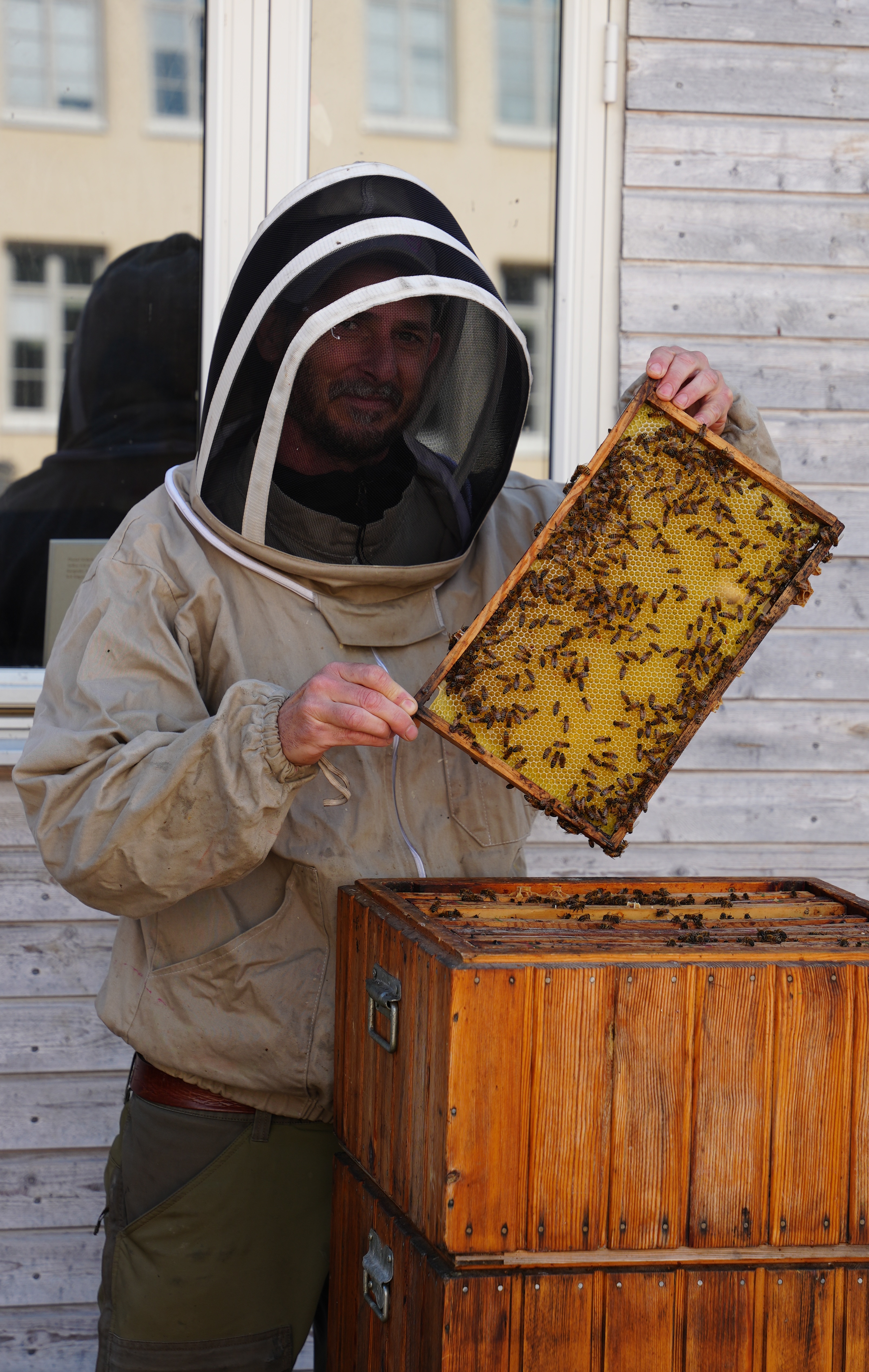 Ramon Armengol är biodlingsansvarig på Bee Urban.