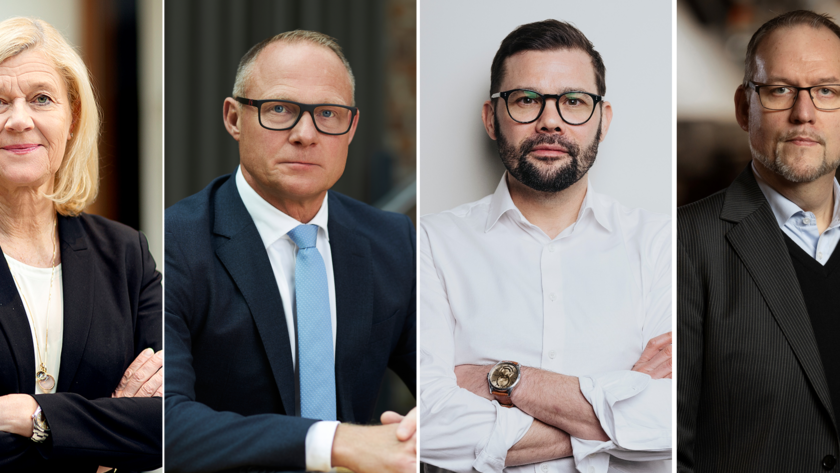 Lena-Liisa Tengblad, Björn Hellman, Magnus Demervall och Magnus Därth. 