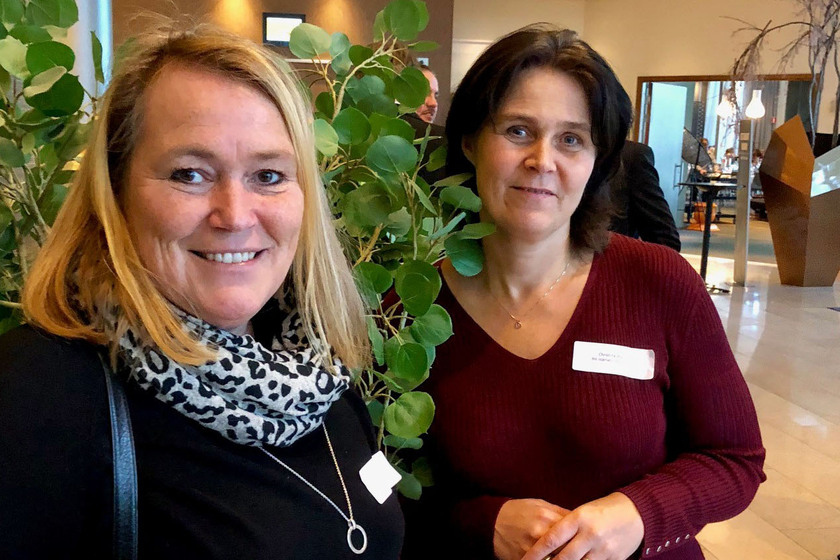 Cecilia Carlström, CFO och Christina Welin, HR-chef på Blå Stjärnans Djursjukhus har deltagit på flera HR-nätverk.