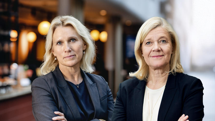 Anna Vargö, förhandlingschef Gröna arbetsgivare, och Lena-Liisa Tengblad, vd Gröna arbetsgivare.