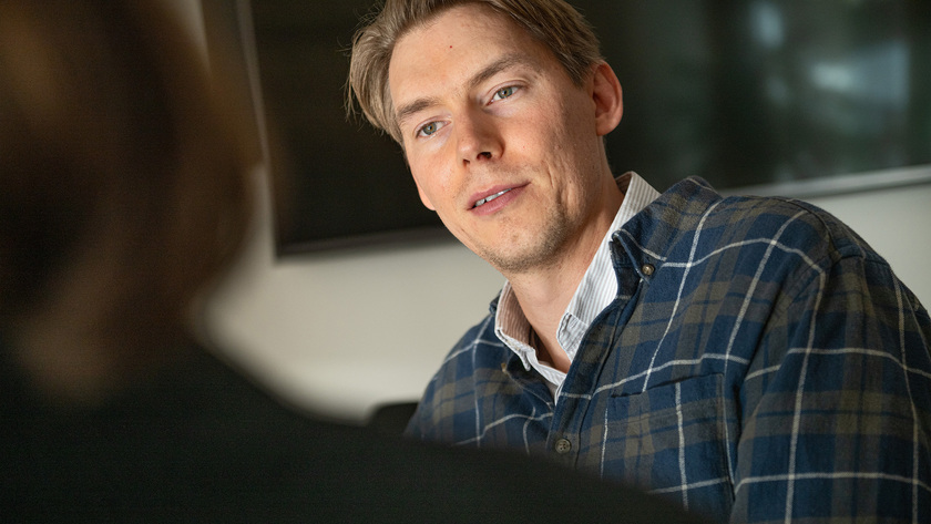 Bild på Joakim Wirén, chefsekonom på Gröna arbetsgivare.