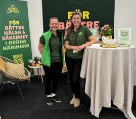 Åsa-Lina Nordlund, förändringsledare, och Ebba Zettergren, kommunikatör, Lantlyftet.