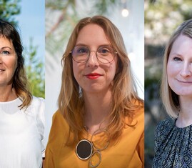 Bild på Lotta Folkesson, Karin Fingal och Lisa Liljenstrand.