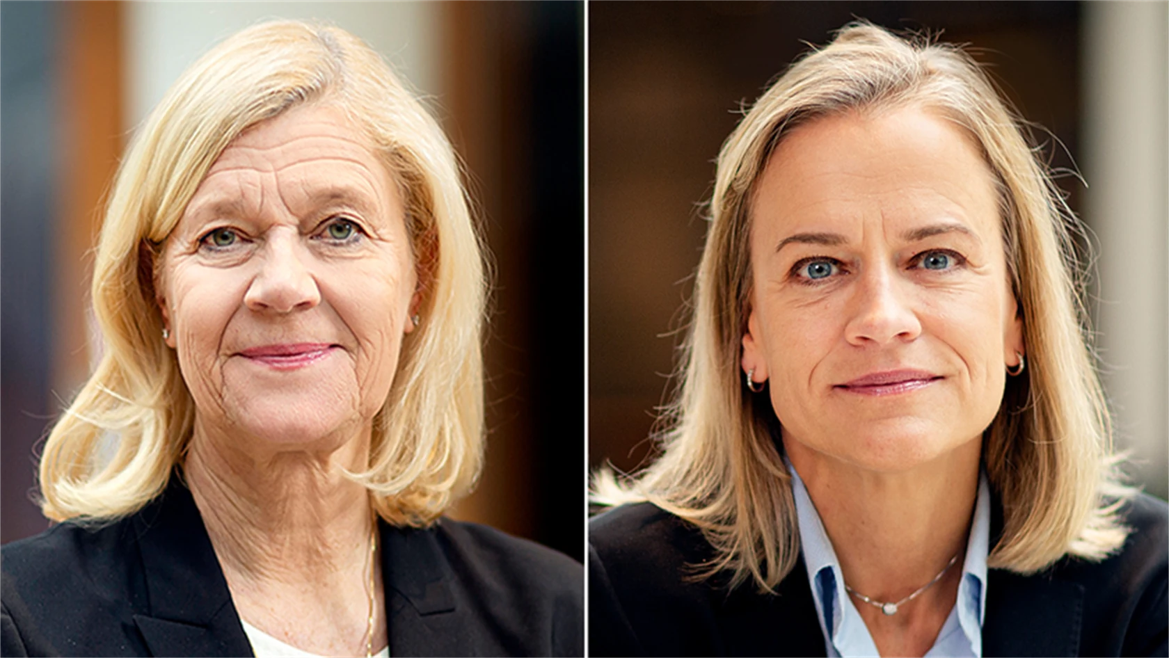 Lena-Liisa Tengblad, vd Gröna arbetsgivare, och Eva Glückman, vd på Grafiska Företagen.