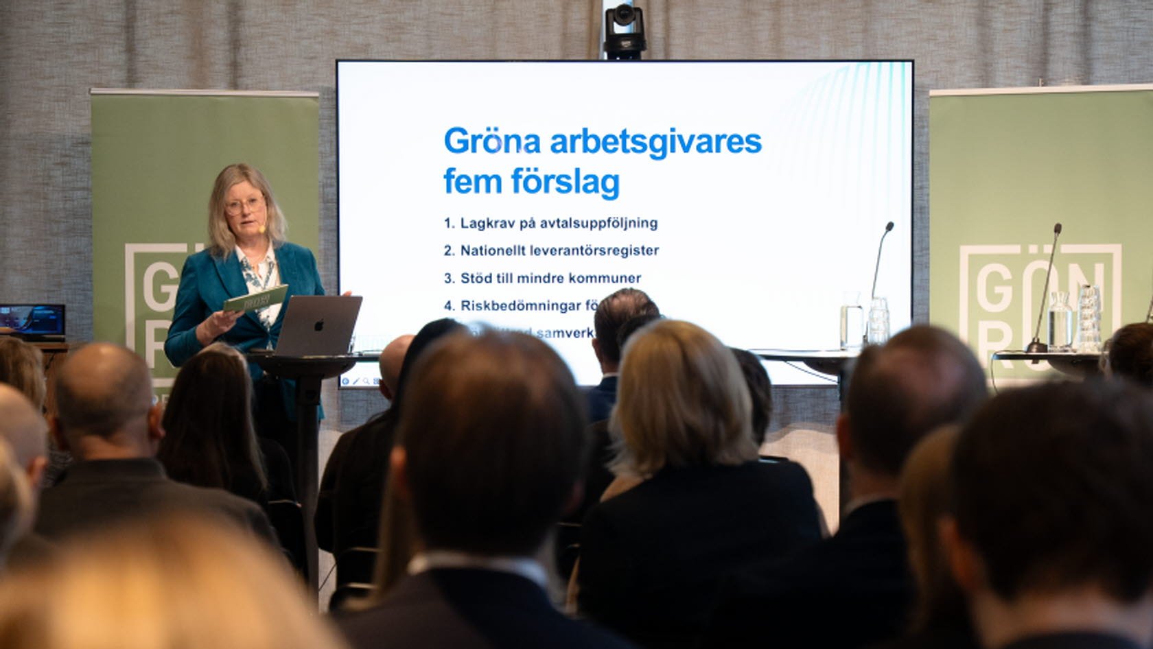 Bild på Emma Terander, arbetsmarknadschef på Gröna arbetsgivare.