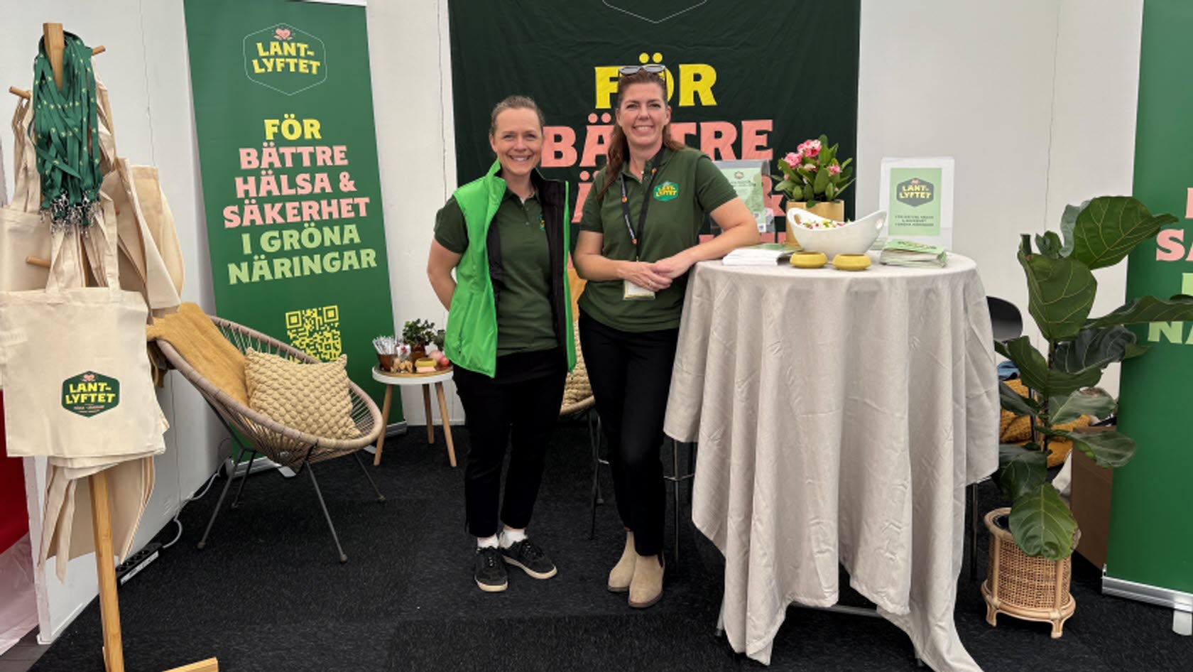 Åsa-Lina Nordlund, förändringsledare, och Ebba Zettergren, kommunikatör, Lantlyftet.