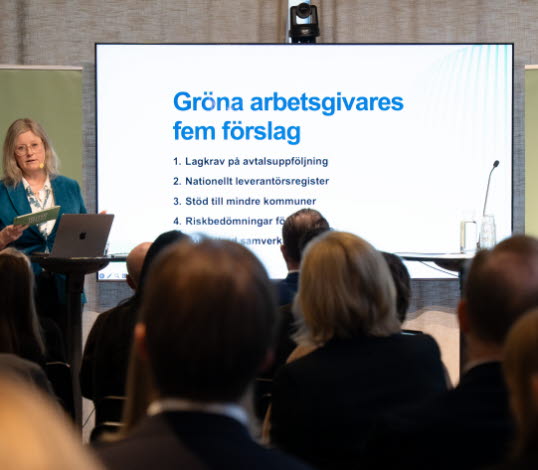 Bild på Emma Terander, arbetsmarknadschef på Gröna arbetsgivare.