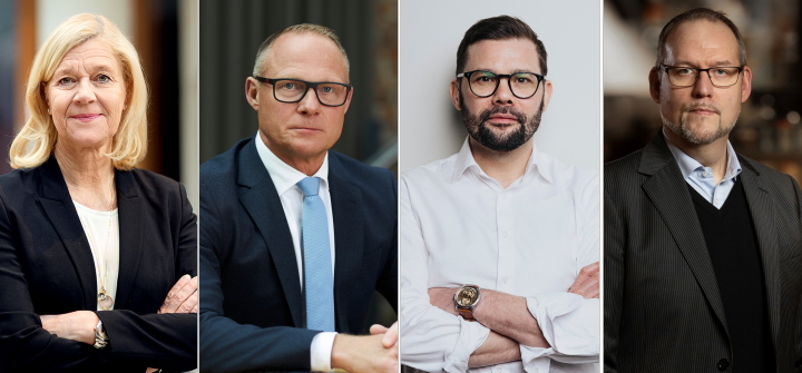 Lena-Liisa Tengblad, Björn Hellman, Magnus Demervall och Magnus Därth. 