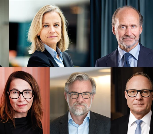 Lena-Liisa Tengblad, Gröna arbetsgivare, Eva Glückman, Grafiska Företagen, Per Hidesten, Industriarbetsgivarna, David Johnsson, Trä- och möbelföretagen, Cecilia Nykvist, vd TEKO, Jonas Hagelqvist, IKEM och Björn Hellman, Livsmedelsföretagen.