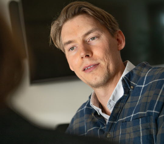 Bild på Joakim Wirén, chefsekonom på Gröna arbetsgivare.