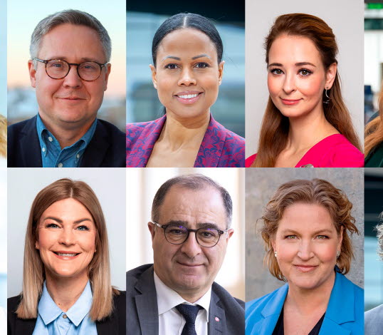 Ett kollage som föreställer de EU-kandidater som svarat på våra frågor.